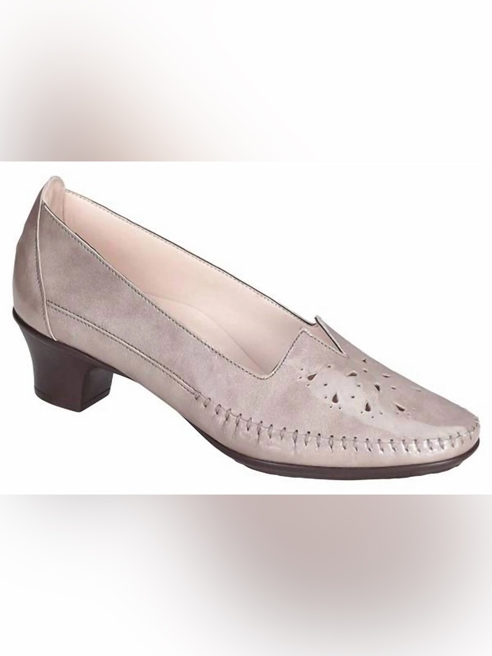 SAS Sonyo Women’s Slip On Heel in 7.5 Wide Nimbus Patent Leather new